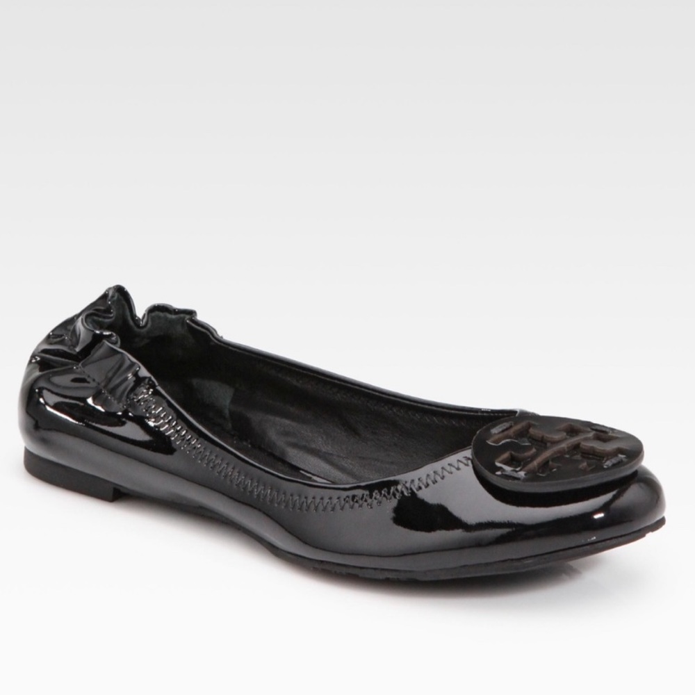 Tory Burch Reva Patent Leather Ballet Flats